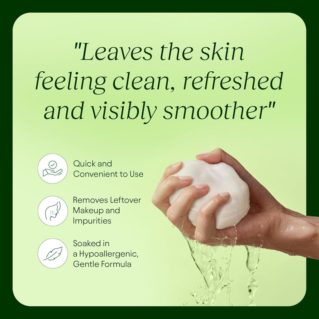 Jiyu Korean Skincare Anti-Aging, Dark Spot & Wrinkle Minimizing Toner Pads