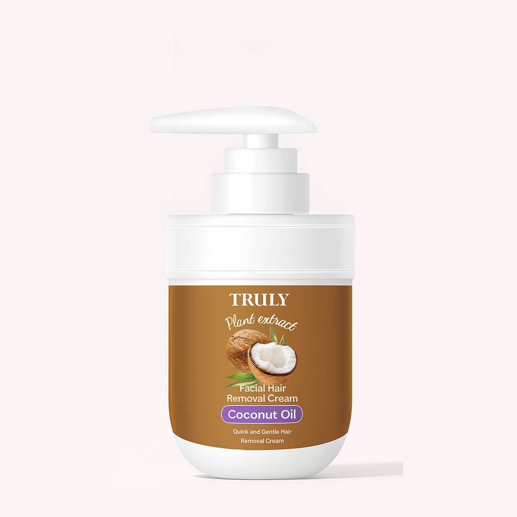 Crema Depilatoria Facial con Aceite de Coco